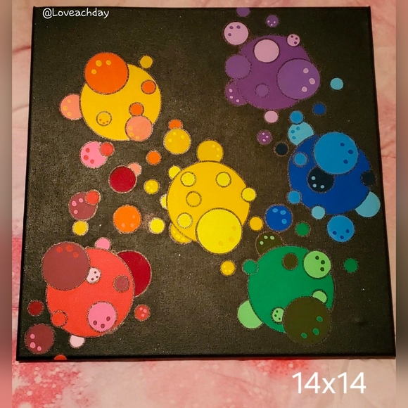 Handmade Other - 🌈Colorful Abstract Art Canvas